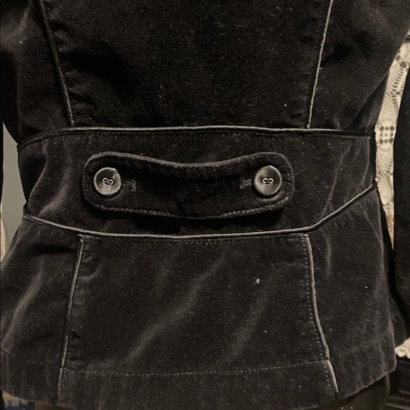 Ann Taylor Black Velvet Women's Blazer - Picture 4 of 5